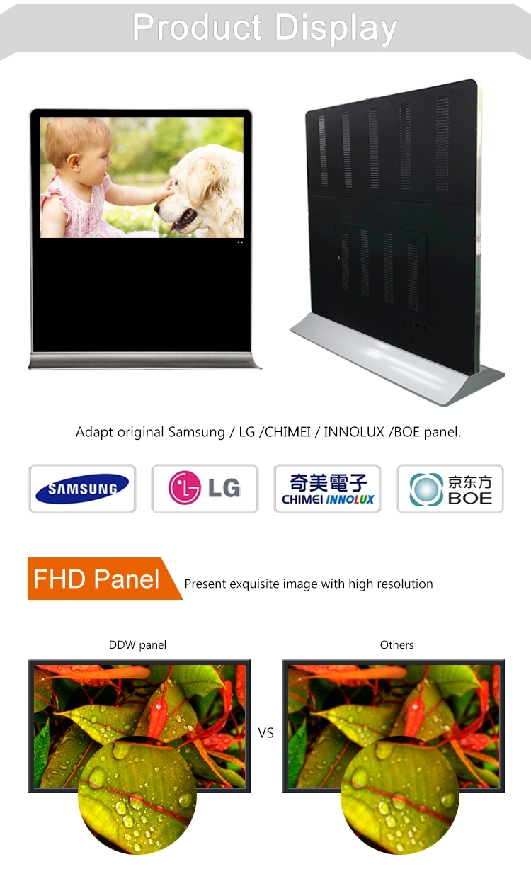 Signage NTSC 65 цифров горизонтального запроса дюйма взаимодействующий