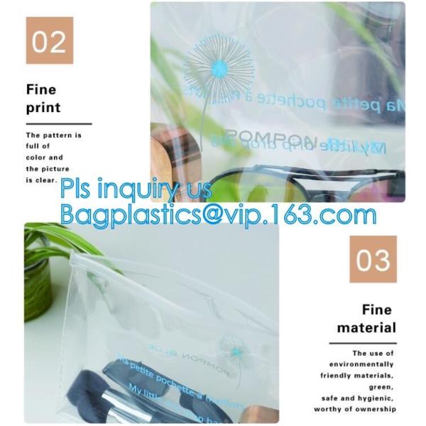 Factory Products Custom Cheap LDPE/HDPE poly zip lock plastic bag with own logo, Clear plastic bag with slider