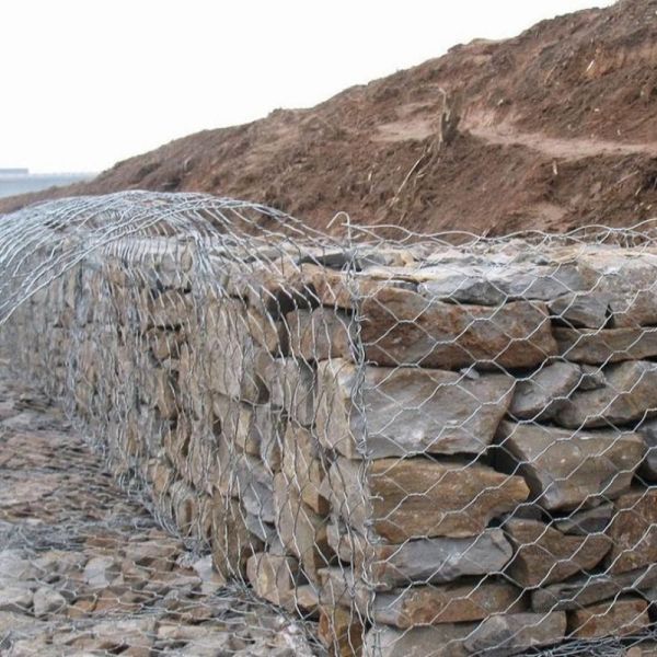 Pvc Coated Hexagonal Woven Wire Mesh For Rockfall Protection