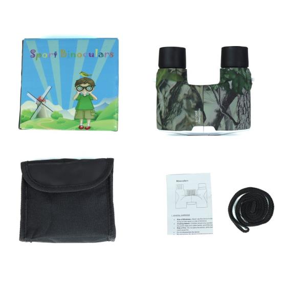 Children's day Gift Promotion Foldable Camo Binoculars 8X21 Kids Toy Baby toy Binocular