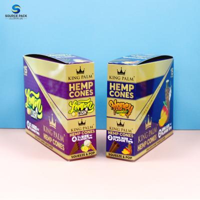 350-400g Pre Roll Cardboard Cigar Boxes Cigar Packaging With Custom Logo And Design Printing