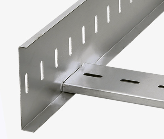 Strong Load Bearing Capacity Ladder Type Galvanized Cable Tray For Electric Wire Management