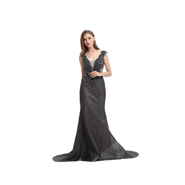 Brilliant Vintage Evening Dresses , Women Upscale Long Sleeve Evening Gowns