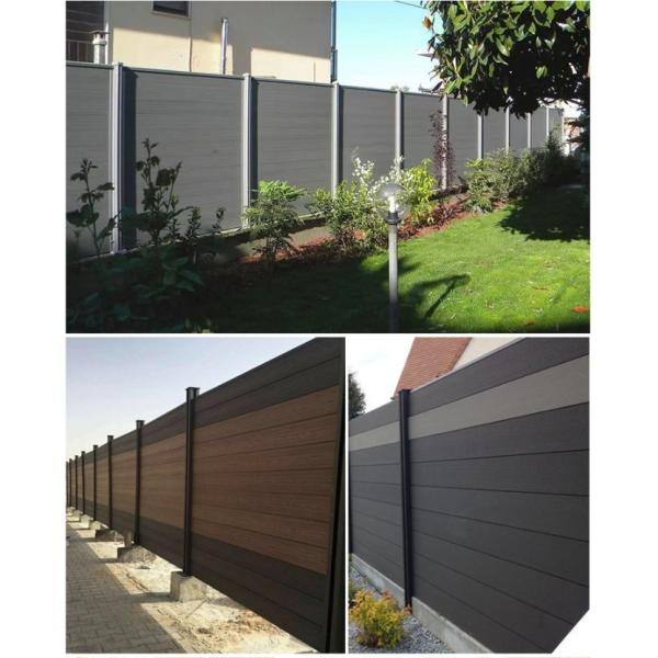 Внешний частный дом WPC Внешний забор Сад Композитные панели ограждения