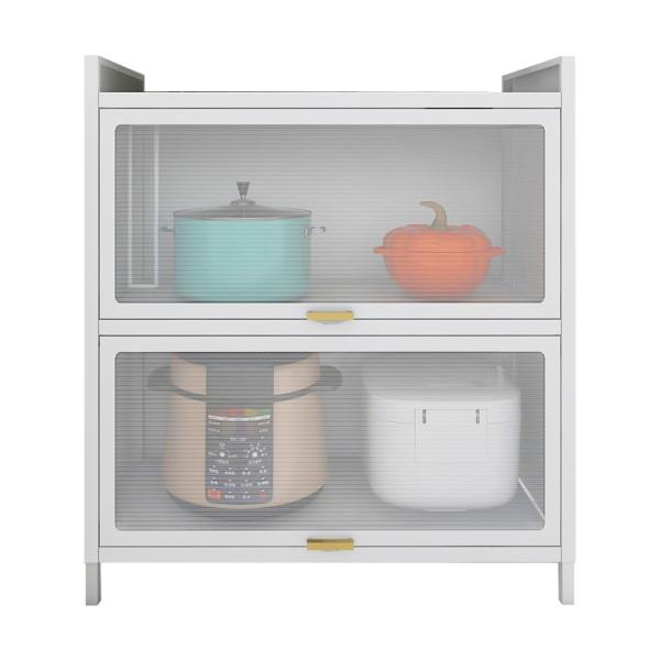 Home Use Steel Storage Cabinet Metal Kitchen Locker With Stand Feet