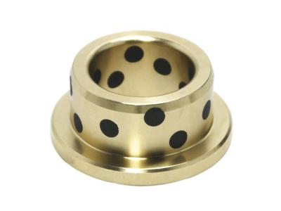 Solid Lubricant Manganese Bronze Sliding Bearings Flanged Plate CuZn25AI5Mn4 C86300