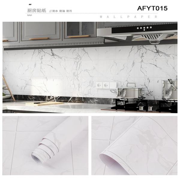 Papel de pared texturado de diseño coreano impermeable para mosaico cerámico ladrillo de ladrillo PVC e impermeable