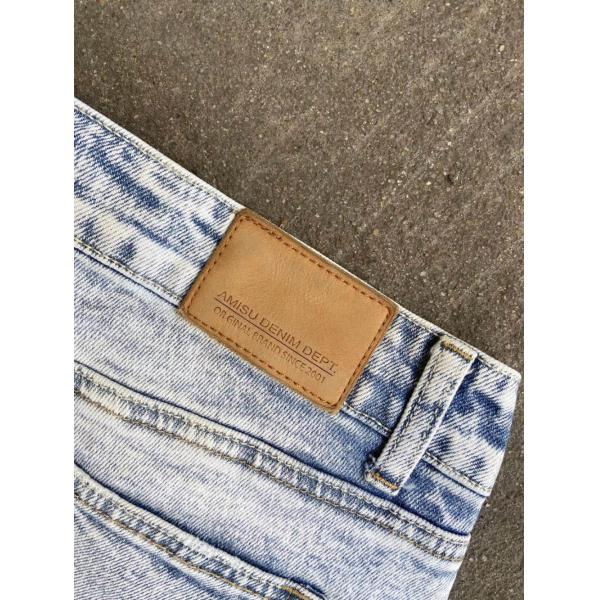 99% Cotton 1% Elastane Light Blue Ripped Jeans Womens High Waisted