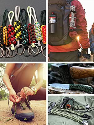 550 заплетенный проводник веревочки Paracord нейлона располагаясь лагерем высокопрочный