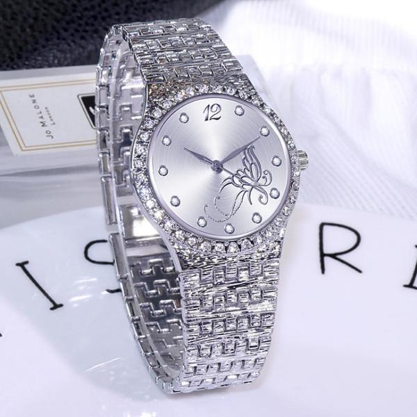 3BAR Female Gold Wrist Watch 3ATM Alloy Silver Ladies Wrist Watches
