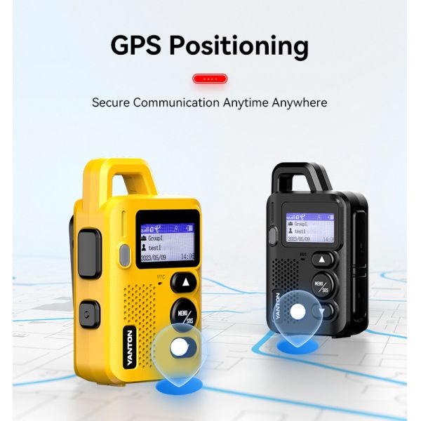 4G POC Mini Network Push to Talk Radio YANTON T-X5D for Long Distance Communication