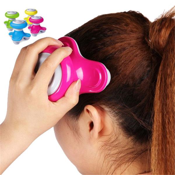 ABS Resin Mini USB Battery Full Body Massage Wave Vibrating Electric Handled Massager Head Massager