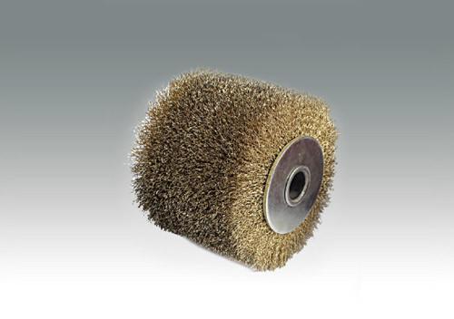 Crimped wire wheel brushes