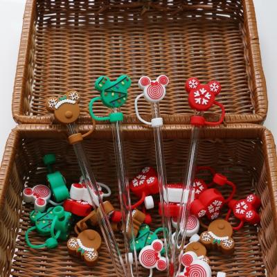 Fabrica por atacado e personalizado Full Silicone Bpa Grade Alimentar Grade de silicone palha Topper Caps de chapéu para palhas de beber