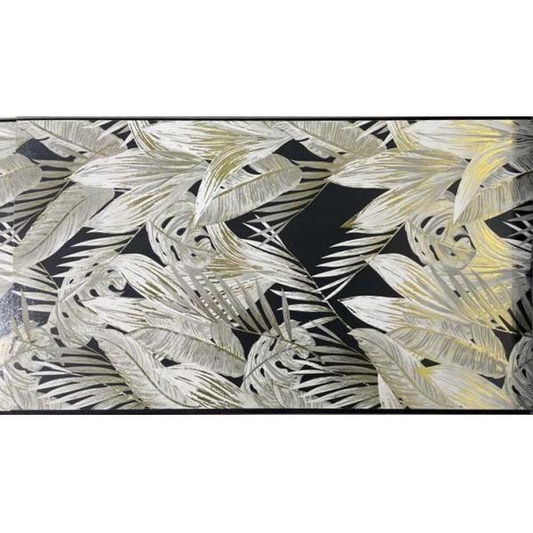 спальня плиток пола цвета золота цветка 60кс120км украшая плитки фарфора