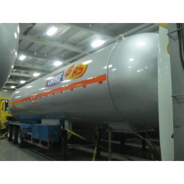 China Manufacturer Customized Cheap High Loading Capacity Heavy Duty 3 Axle LPG Tank Semi Trailer 10-100 cbm capacity for sale