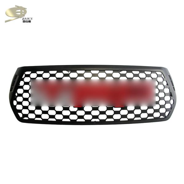 Front Grille 2015-2018 Abs Smoke For Toyota Hilux Revo Rocco 2020 With Led Logo