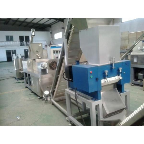 Two Screw Extruder Food Production Equipment , Three Phase Food Processing Machinery