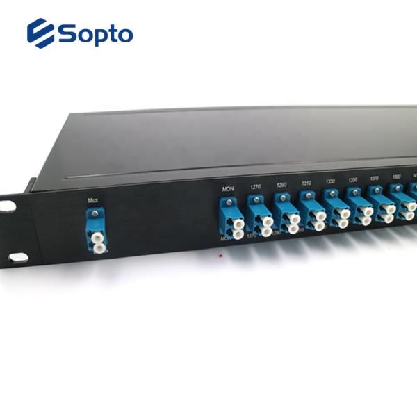 Low Insertion Loss Fiber Mux Demux , CWDM Mux Optical Multiplexer And Demultiplexer