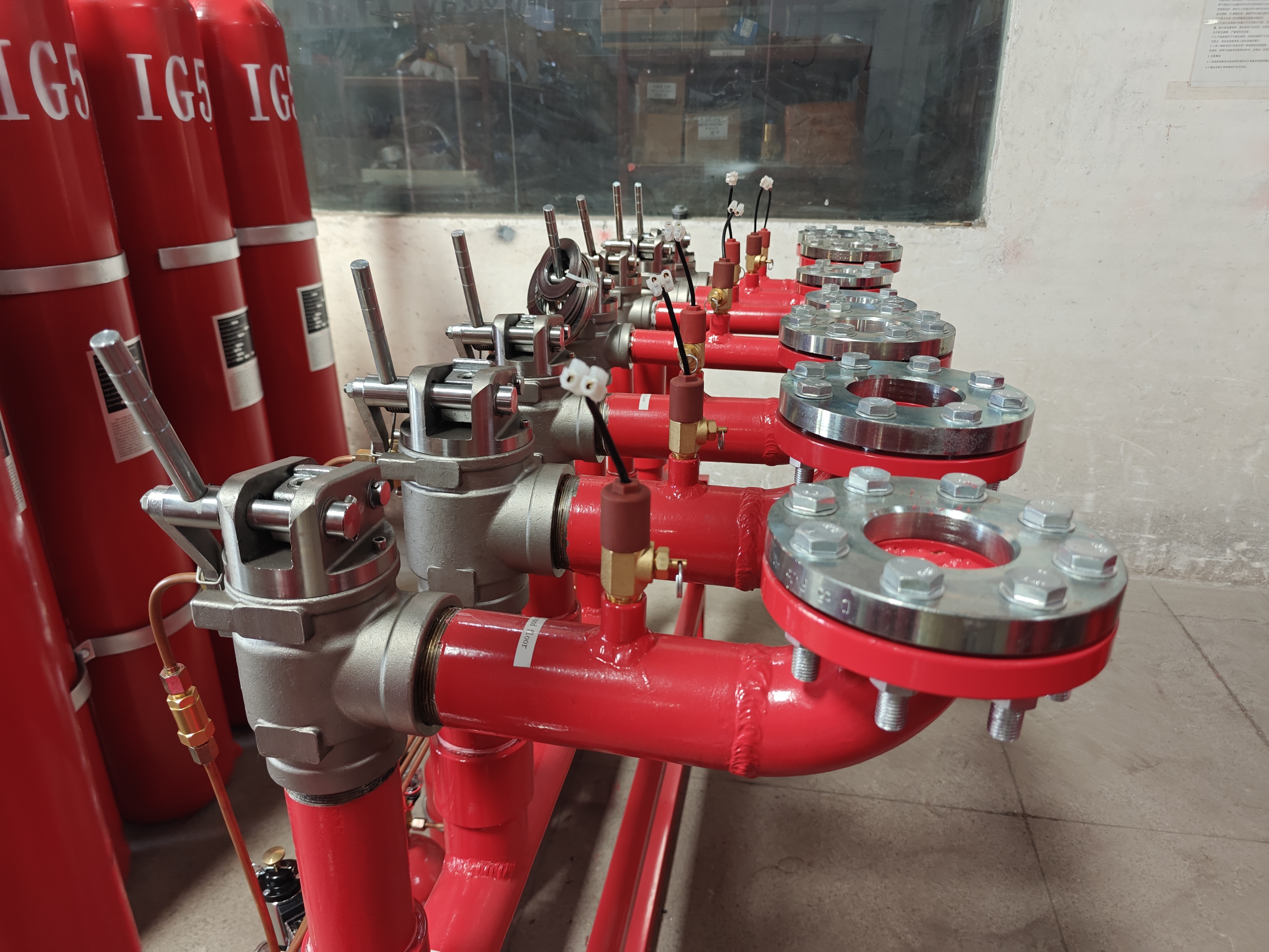 30MPa IG55 Piping Network for Non-Toxic Inert Gas Fire Suppression System with Long Transmission Distance