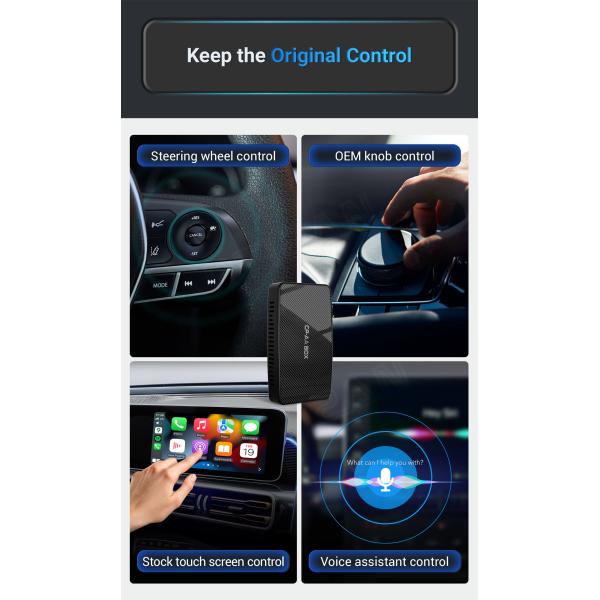 Wired To Wireless Android Auto Carlinkit Carplay Box For Automotive Interconnection