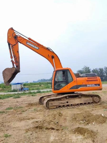 Excavadora original Doosan 225 usada feita na Coreia Excavadora usada Doosan