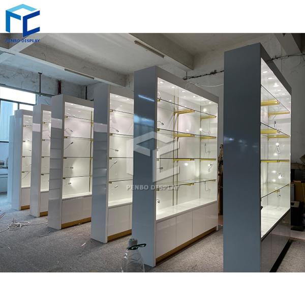 Design de interiores da loja da bolsa da decoração da mobília da exposição da loja do saco do retalho do MDF