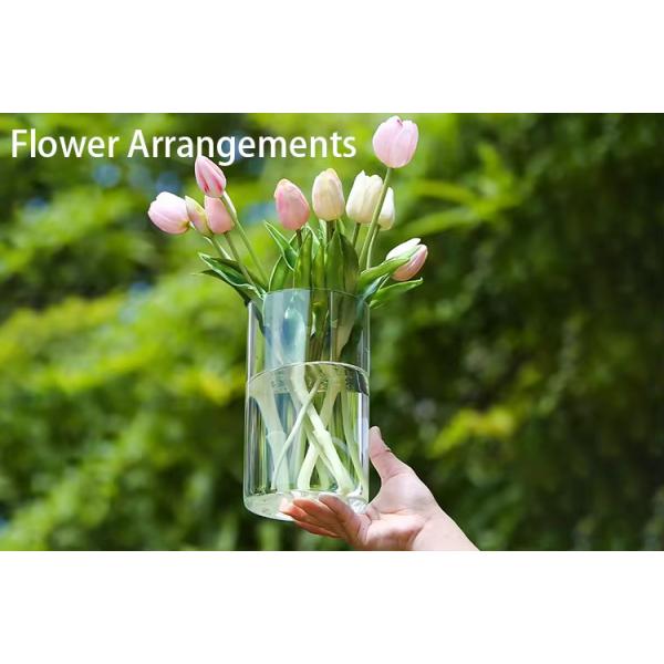 Гостиная в европейском стиле Гостиница Стеклянная цветовая ваза Домашнее убранство Стеклянная ваза