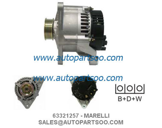 63321257 63321425 - альтернатор 12V 70A Alternadores MARELLI