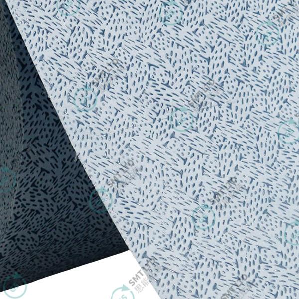 Blue Bark Pattern Absorbent Paper Industrial Wipe 25*38cm 70g Large Roll Paper with 500 Sheets per Roll