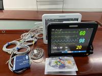 Moniteur cardiaque modulaire portable de soins intensifs avec écran de 15 pouces 6 paramètres