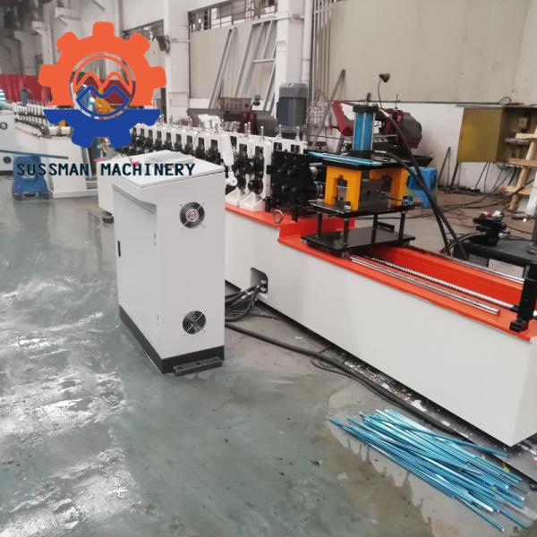 0.6mm Stainless Steel Glass Sliding Door U Channel Roll Forming Machine