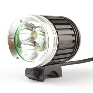 High power beam rechargeable Led 3600 Lumen bike light 10W , cree xm-l t6 Led x3 bike light