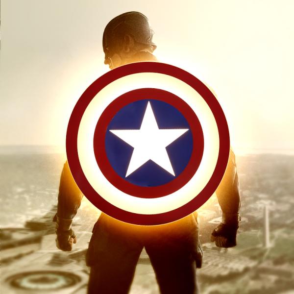 Kids LED Ceiling Lights Captain America with remote control ceiling lamp (WH-MI-131)