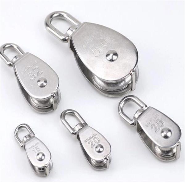 Stainless Steel Wire Cable Swivel Sheave Pulley Block for Heavy Industry Applications