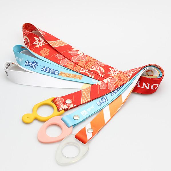 Over the shoulder bottle holder lanyard Custom logo printed promotional items for drink  trade show&events giveaways
