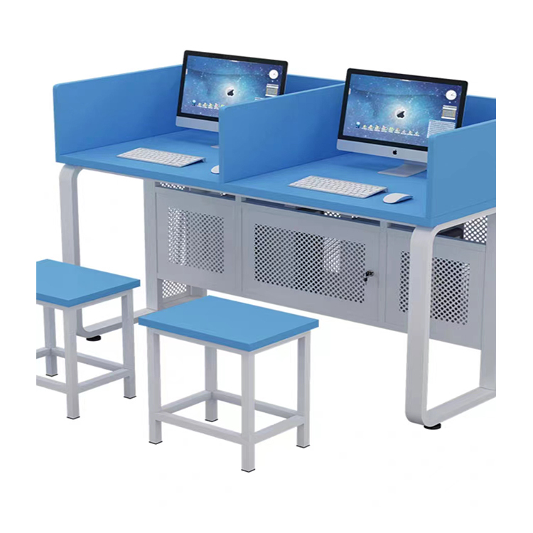 Collaborative Classroom Lab Table Compact Classroom Computer Desk Sturdy For University