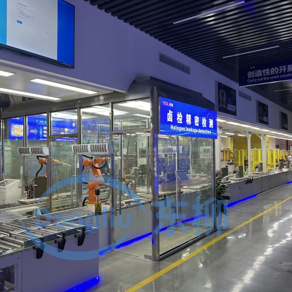 Ligne de convoyeur en acier au carbone galvanisé de bonne qualité et de conception personnalisée pour climatiseur