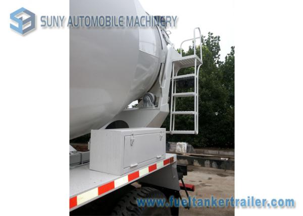 Dongfeng 153 White 10 Wheeler 8 M3 Beton Mixer Truck With 280 Hp Cummins Engine