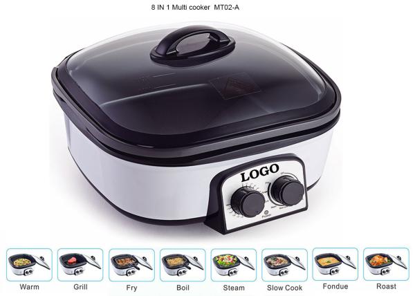 Non Stick Multi Cooker Pressure Cooker Smart Pro Fast Heating 5 Litre Single Dial