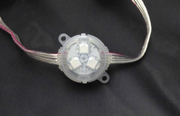 Las PC SMD 5050 de DC 12V 3 difundieron el pixel del RGB LED, tira direccionable del RGB LED