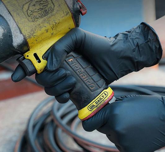 Durable Black Disposable Nitrile Glove 30CM Black Medline Nitrile Exam Gloves