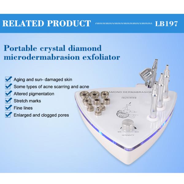 Portable Blackhead Removal and Wrinkle Removal Vacuum and Micro Crystal Dermabrasion Machine