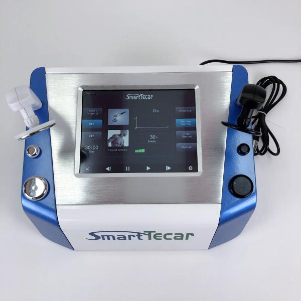 Máquina portátil da terapia de Tecar para o equipamento do RF Tecartherapy da diatermia de ferimento dos esportes