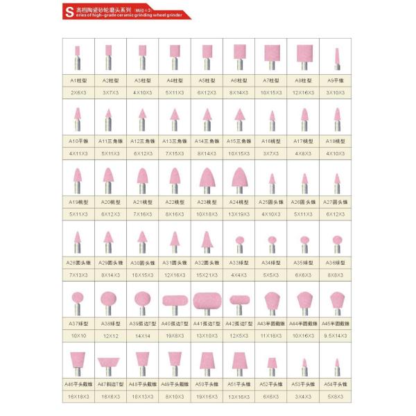 mounted abrasive wheel (High-grade ceramic grinding wheel grinder)