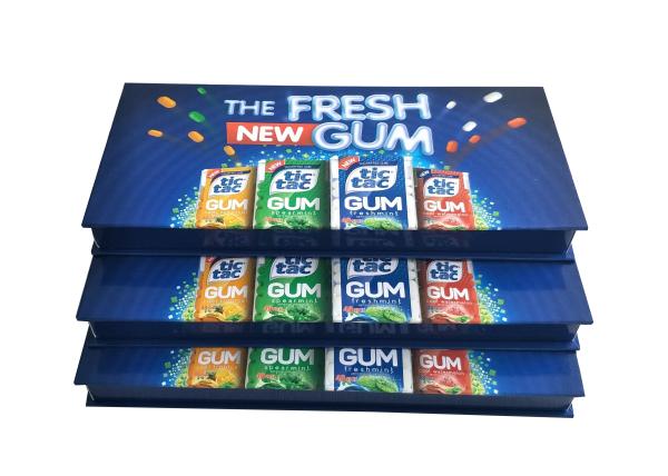 Full Color Printing Magnetic Lid Gift Box , Candy Packaging Flip Top Magnetic Box