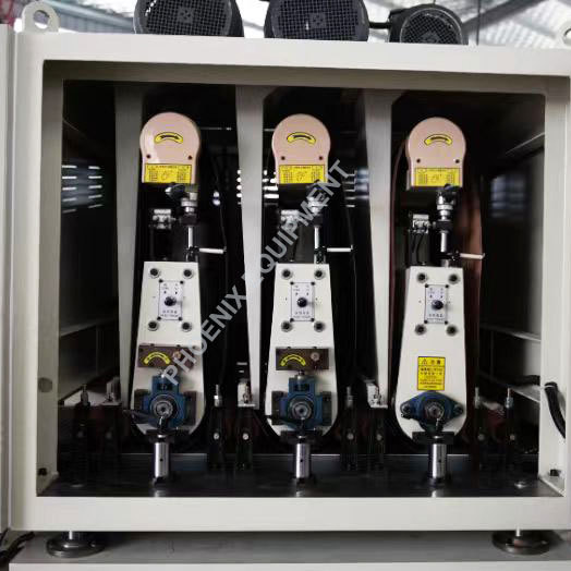 190mm Third Roller Diameter Double-Sided Sanding Machine for Wooden Boards at 0.6Mpa