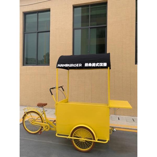 Three Wheels Mobile Vending Cart for Coffee Retail Hot Dog Truck Tricycles Ice Cream