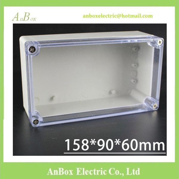 158*90*60mm Clear Lid Electrical Plastic Waterproof Enclosure ip65