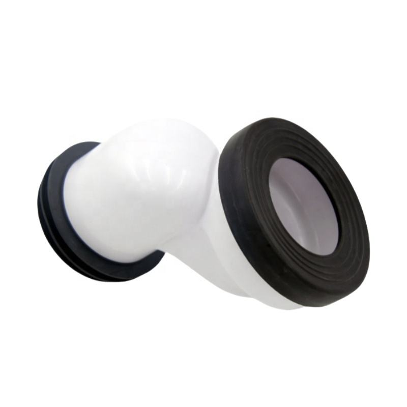4-Inch Toilet Faucet Connector 90mm Offset Toilet Connection Adapter Bathroom Drain Pipe